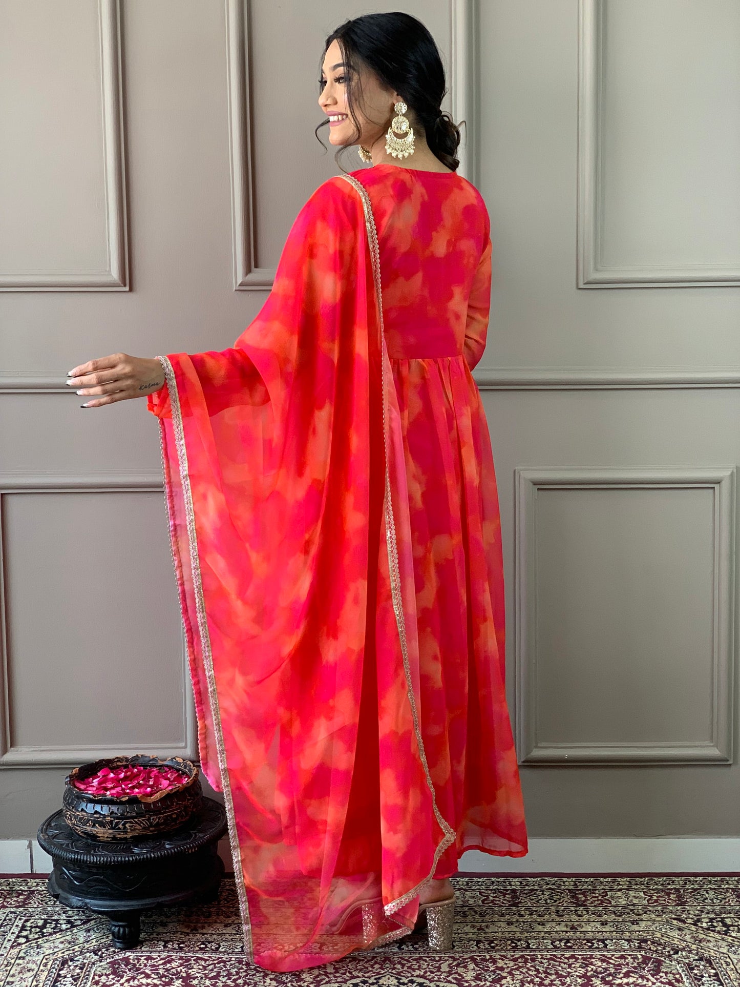 Beautiful Suit In Alia Design With Pant And Dupatta